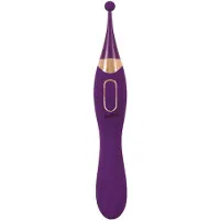 Javida - 2-in-1 oplaadbare clitoris- en vibrator set (paars)