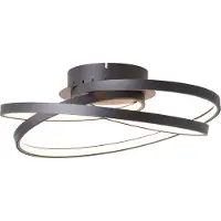 Brilliant Plafondlamp Labyrinth Zwart 40w