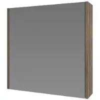 Boss & Wessing Spiegelkast bws salt 1 deur 60x60 cm incl. Planchetten scotch oak