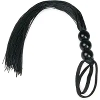 Easytoys Fetish Collection - zweep - siliconen - zwart