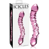 Icicles - Icicles No. 55 Glazen Dubbele Dildo Roze