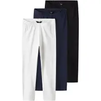 TWO SOON Leggings 'Capri' navy / zwart / wit