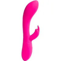 Platanomelón Lucas - vibrator met clitorisstimulatie - oplaadbaar - roze