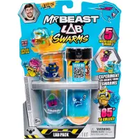 BEAST LAB Pack of 5 mini figurines - - SWARMS ATOMIC - Ages 5 and up