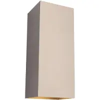 Artdelight Wandlamp Dante XL 2 lichts 24 x 10 cm champagne