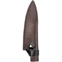 Forged Mesbeschermer Essentials Lederen Hoes Koksmes 16 cm