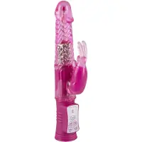 You2Toys - rabbit vibrator met kralletjes - siliconen - paars