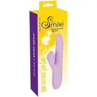 Sweet Smile SMILE Thrusting - roterende, stotende vibrator met clitorisstimulatie (paars)