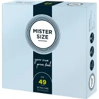 Mister Size Passion & Love Condoms Pure Feel 49 mm - Size S