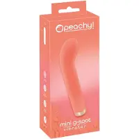 Peachy You2Toys - G-spot vibrator - mini, oplaadbaar, perzikkleur