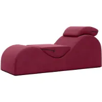 Liberator Esse Lounger - verstelbare tantra stoel - 3-delig - rood