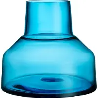 Iittala Solare vaas laag Ø22x20 cm Elektrisch blauw