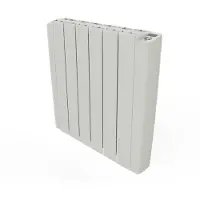Boss & Wessing Elektrische Radiator BWS Mash 58x108 cm 2000W Muurbevestiging Met Stekker en Afstandsbediening Wit