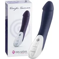 Mystim - vibrator met 2 motoren - blauw
