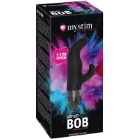 Mystim Hop Hop Bob E-Stim - oplaadbare elektro-vibrator (zwart)