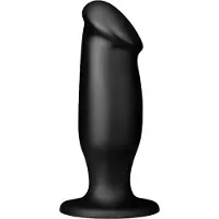 BUTTR AH-1 - anaal dildo met zuignap - zwart