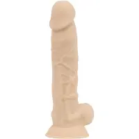 Real Fantasy Ashton - dildo met ballen - realistisch - 20,5cm - huidkleur