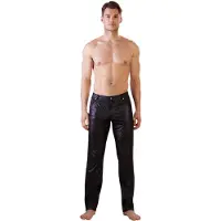 NEK - fetish legging - glanzend effect - zwart - L