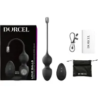 Dorcel Love Balls - magnetische duogezelschapsspel (zwart)