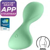 Satisfyer Trendsetter - App-gestuurde anaalvibrator (groen)