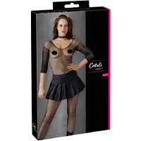 Cottelli - plissé minirok - zwart
