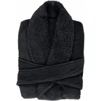 Abyss & Habidecor Badjas Comfy Black-XXL