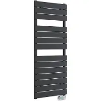 Badstuber E-Pisa elektrische radiator 50x121.3cm mat zwart 500W