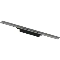Tece TECEdrainprofile Doucheprofiel Zonder Afvoer 80cm RVS - Geborsteld Zwart Chroom PVD - Douche, Douchegoten - 4027255067790