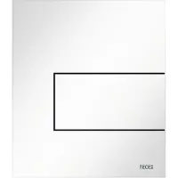 Tece Urinoir bedieningsplaat square metaal glanzend wit 12,4x14,4 cm