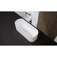 Riho Devotion Back-to-wall Whirlpool Bad 180x80cm - Glans Wit - Sparkle Mood - Acryl - 8714148608081 - Baden - Halfvrijstaande Baden