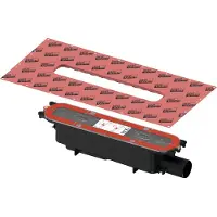Tece Drainprofile afvoer "normaal" - DN50 - 42 l/min - horizontale afvoer