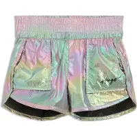 HUGO Iriserende kindershort met logoprint