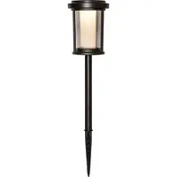 Star Trading LED grondspies lamp Alippa, zwart, hoogte 44 cm metaal