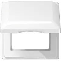 JUNG AS 581 BFKL WW - Wit - Thermoplastisch materiaal - Schroefloos - - 80,5 mm - 80,5 mm