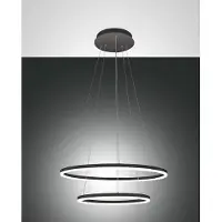 FABAS LUCE GIOTTO LED-pendelarmatuur, 52W, zwart, modelnummer 3508-45-101,