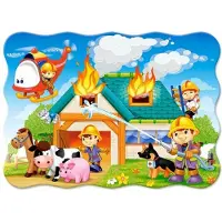 Castorland Brandweer in Actie, 30 stuks, 30 stukken, Geanimeerde films, 4 jaar/jaren