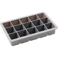 Funktion IJsblokjesvorm Silicone Grijs