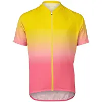 POC XC Kids Short Sleeve Jersey Yellow/Pink || Maat: 8 jaar