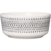 Arabia Emilia kom Ø13 cm Zwart-wit