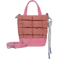 Fritzi aus Preußen Handtas 'Brigitte' grijs / pink / pastelrood