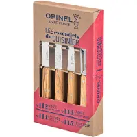 Opinel 002163 Les Essentiels olijfhout schilmessenset