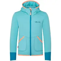 TROLLKIDS - Girl's Saltfjord Jacket - Trainingsjack 92, turkoois
