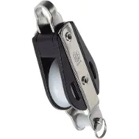 Talamex Hye Standard Fixed Eye Single Block Pulley Zilver 10 mm