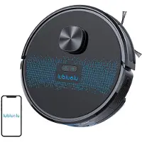 Lubluelu SL60D schoonmaakrobot (zwart), Robot stofzuiger, Zwart