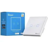 Sonoff Smart Switch WiFi + RF 433 T2 EU TX (2-kanaals), bijgewerkte versie