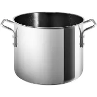 Eva Trio - Stainless Steel Slip-Let Ceramic Kookpan Ø 20 cm 4,8 - Aluminium - Zilver -