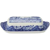 Spode Blue Italian botervloot 20 x 10 cm