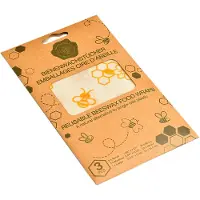 Bee's Wax Huishoudfolie Wrap Honingraat Design Geel (3-Delig)