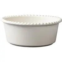 PotteryJo Daria kom Ø23 cm aardewerk Cotton white