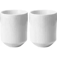 Georg Jensen Bernadotte Mok 26 Cl Pak Van 2 - Thermobekers Porselein White - 10019192